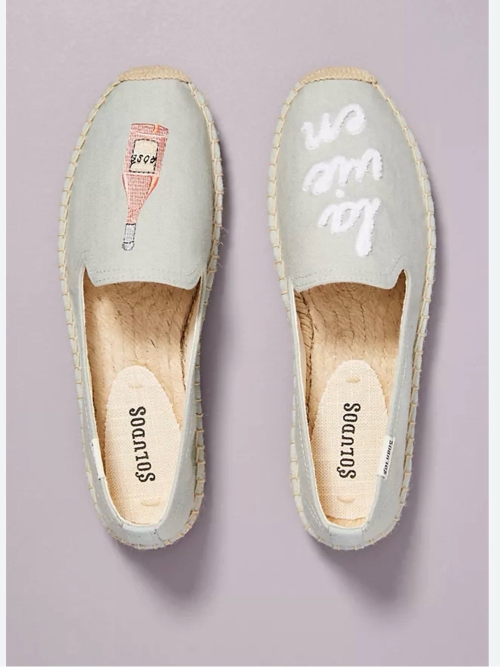Soludos La Vie En Rose slipper Espadrilles sz9 Anthropologie